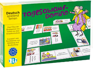 A2-B1 - Das Tagesablauf-Domino | Foreign Language and ESL Books and Games