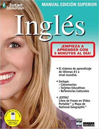 Instant Immersion Inglés Deluxe Workbook | Foreign Language and ESL Books and Games