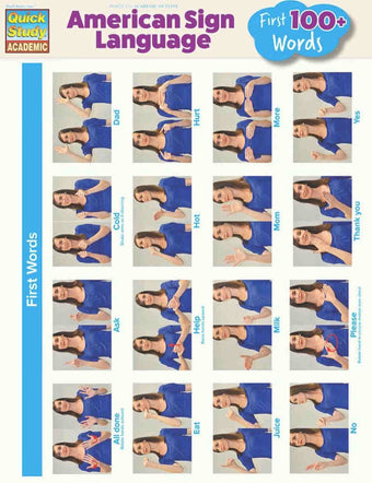 American Sign Language First 100 Words