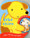 Bébé chien by emily bolam - albin michel jeunesse - deux livres en un!