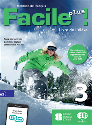 Facile Plus 3 - Livre d'élève - Niveau A2.