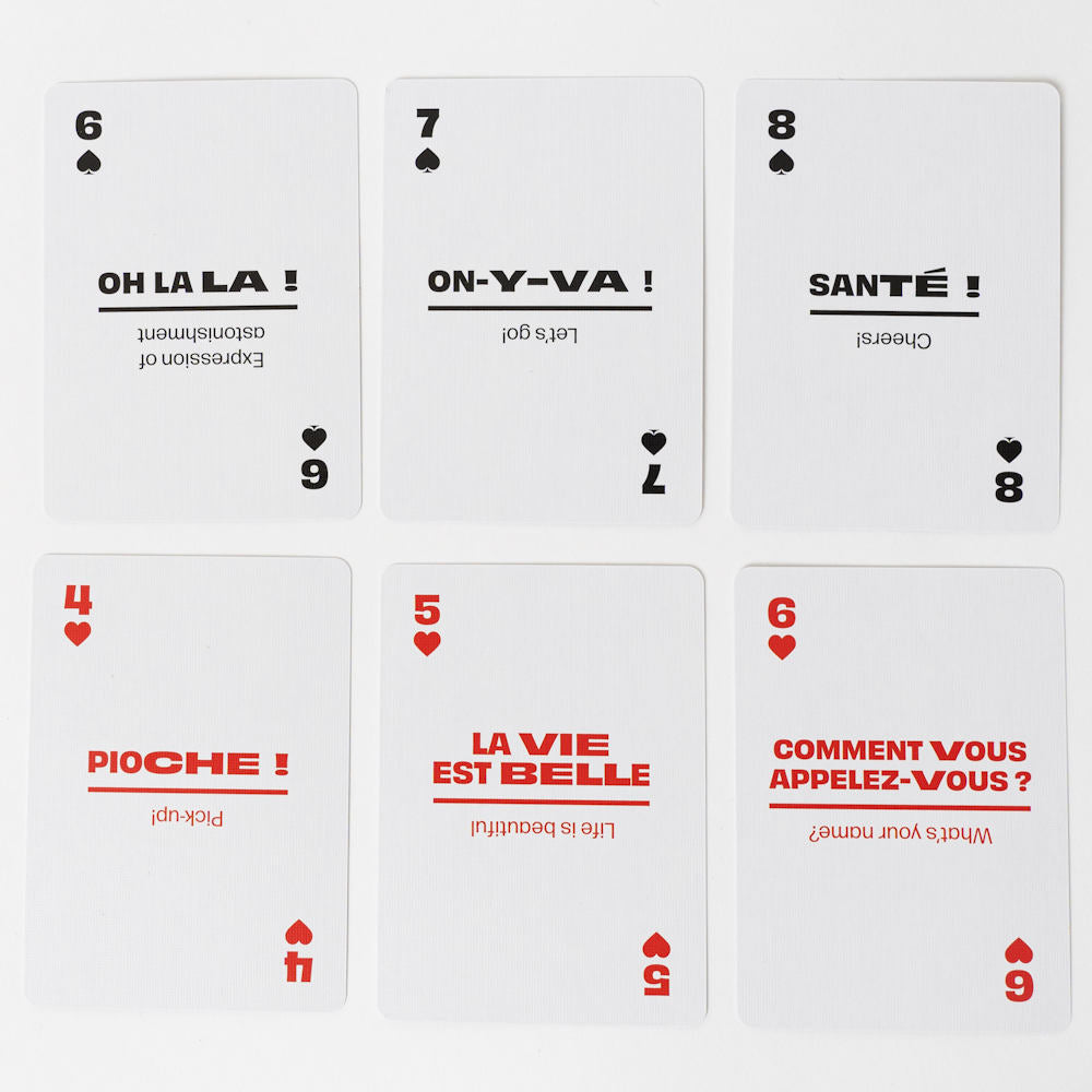 French Lingo Cards Sample Cards