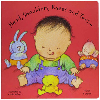 Head, Shoulders, Knees and Toes - Bilingual French edition