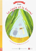 La cigale et la fourmi Esope A0 Fables et illustrations de Beatrice Cerocchi.
