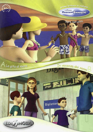 Prime letture in italiano - La gita al mare A1+