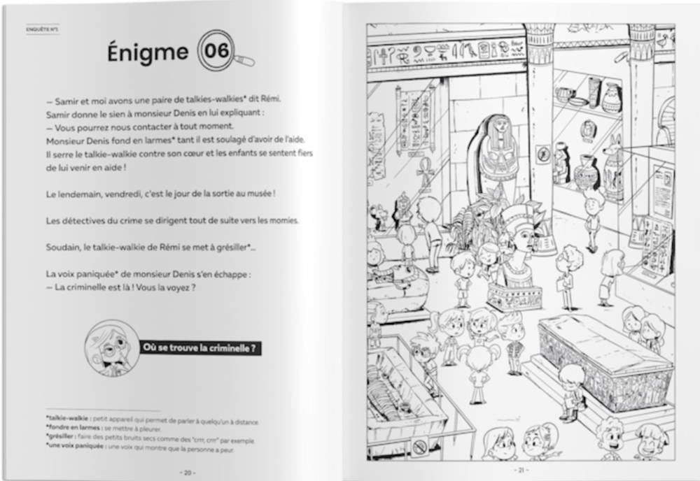 Apili livre d'enquetes - sample pages enigme 6