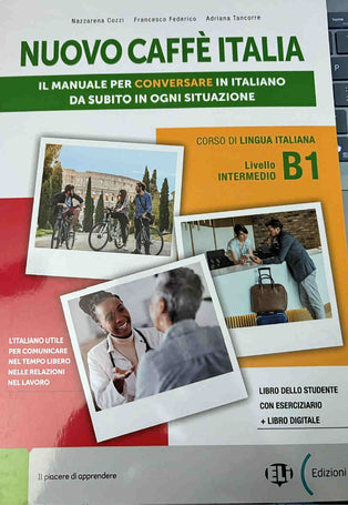 Nuovo Caffè Italia B1 Nuova Edizione – Libro Studente con Eserciziario + Eli Link