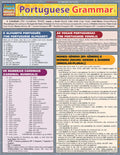 Portuguese Grammar Quick Study Academic Guide with the Alphabet, Vowels, Cardinal Numbers and Nouns. 