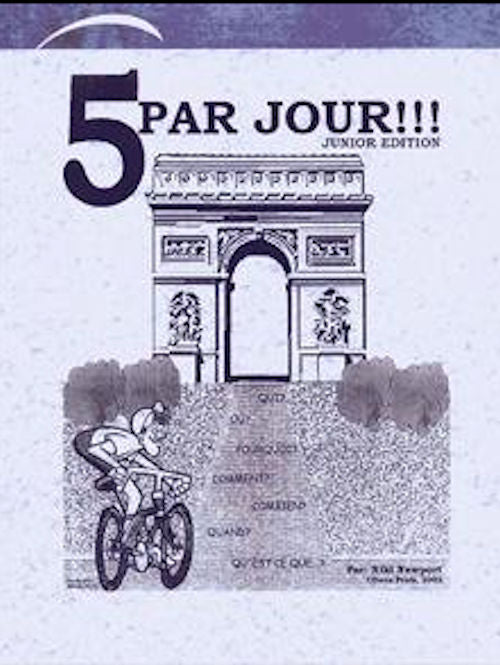 5 par Jour Junior Edition | Foreign Language and ESL Books and Games