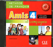 Amis et Compagnie 4 CD Audio | Foreign Language and ESL Books and Games