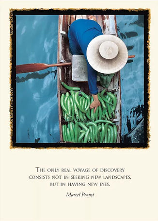 Aubergine Verte Greeting Card