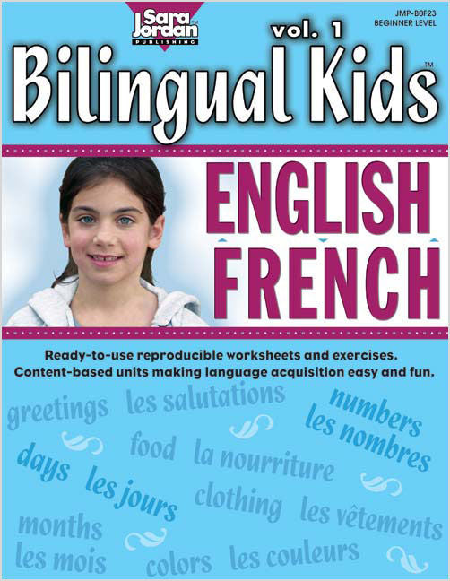 Bilingual Kids Resource Book - English-French volume 1 | Foreign Language and ESL Audio CDs