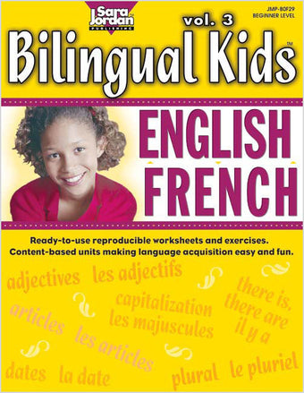 Bilingual Kids Book - English-French vol 3