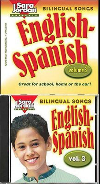 Bilingual Songs English - Spanish CD - volume 3 | Foreign Language and ESL Audio CDs