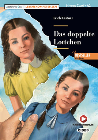 Das doppelte by Erich Kästner. Level 2 - A2.  Luise is at summer camp; when Lotte arrives one day, the two girls discover that they are twin sisters separated after their parents’ divorce