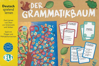 Der Grammatikbaum ist ein Spiel, das das Erlernen und Festigen der Grammatik nd der Verben der deutschen Sprache unterstützt. 