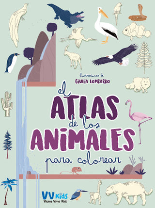 El Atlas de los Animales para Colorear | Foreign Language and ESL Books and Games