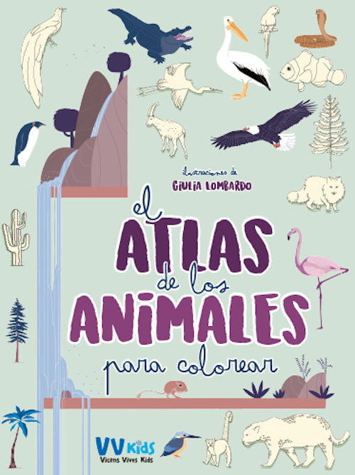 El Atlas de los Animales para Colorear | Foreign Language and ESL Books and Games