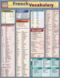 French Vocabulary laminated guide for everyday french.