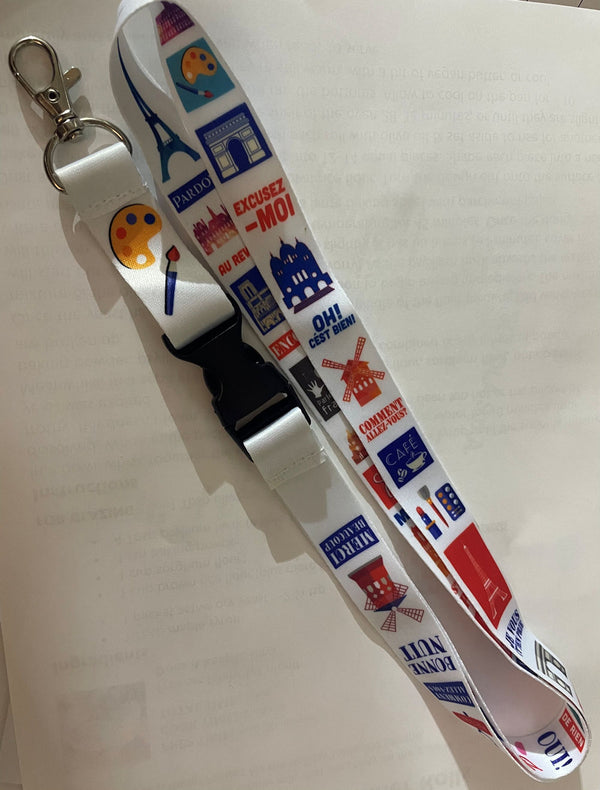 French Expressions Lanyard