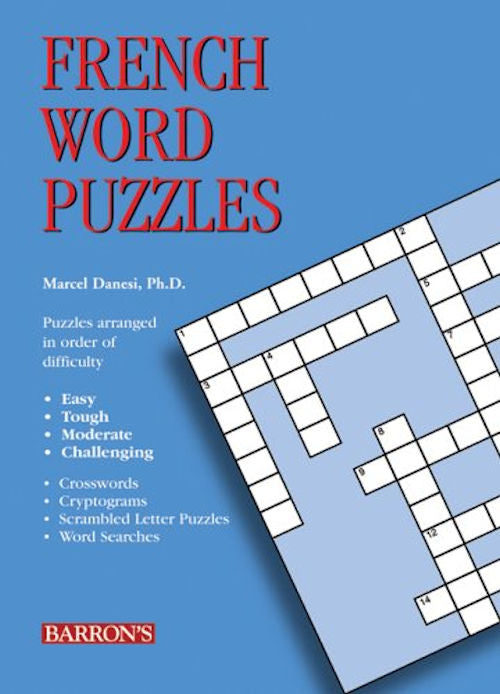 French Word Puzzles | Foreign Language and ESL Books and Games