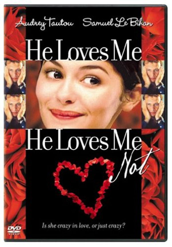 He Loves Me He Loves Me Not - A la folie, pas du tout on dvd - 2002 film directed by Laetitia Colombani.  Stars Audrey Tautou and Samuel Le Bihan.