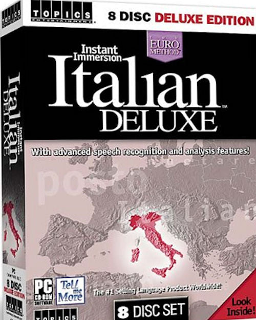 Instant Immersion Italian Deluxe | Foreign Language and ESL Software