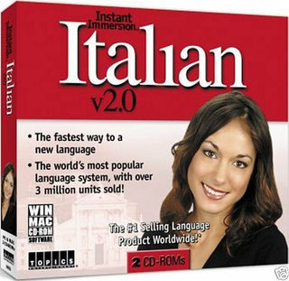 Instant Immersion Italian - 2 CD-ROMs | Foreign Language and ESL Software
