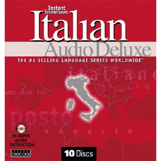 Instant Immersion Italian Audio Program Deluxe | Foreign Language and ESL Audio CDs