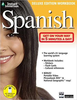 Instant Immersion Spanish Workbook Deluxe | Foreign Language and ESL Books and Games