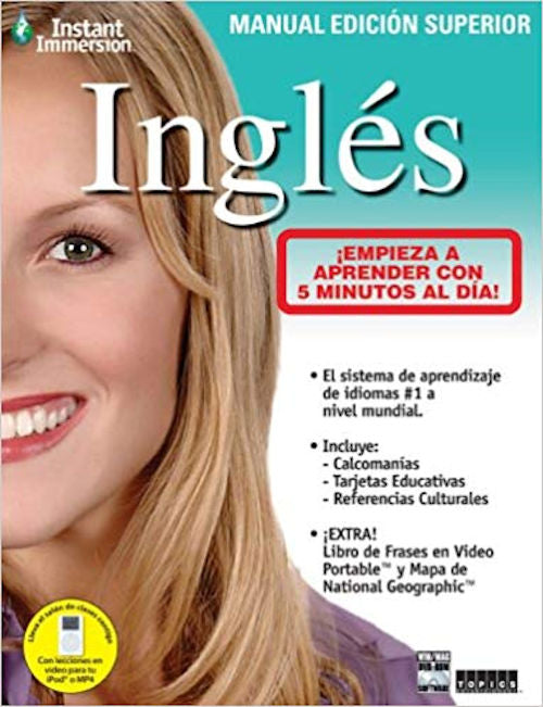Instant Immersion Inglés Deluxe Workbook | Foreign Language and ESL Books and Games
