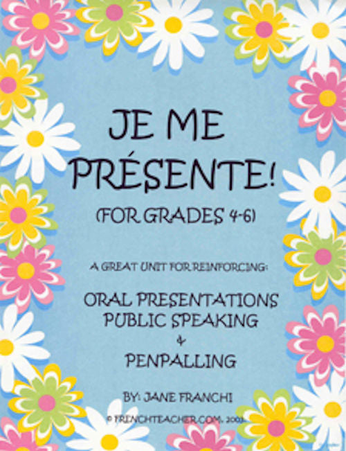 Je me Présente | Foreign Language and ESL Books and Games