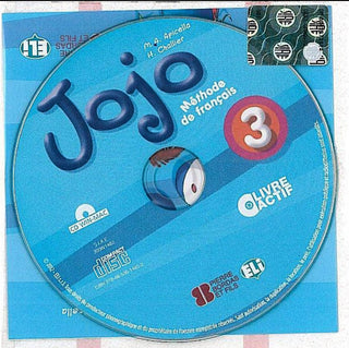 Jojo 3 livre d'actif est la reproduction du livre en version numérique et permet l'utilisation sur le Tableau Blanc Interactif ou sur l'ordinateur.