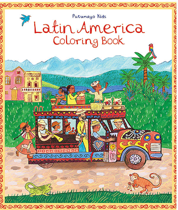 Latin America Coloring Book | Foreign Language and ESL Books and Games
