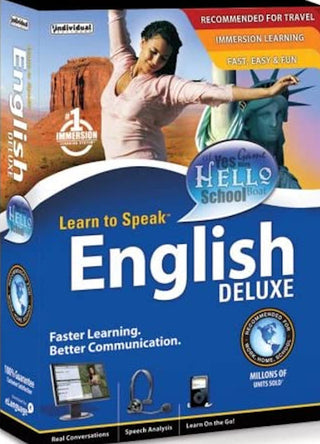 Learn to Speak English Deluxe 10 | Foreign Language and ESL Software