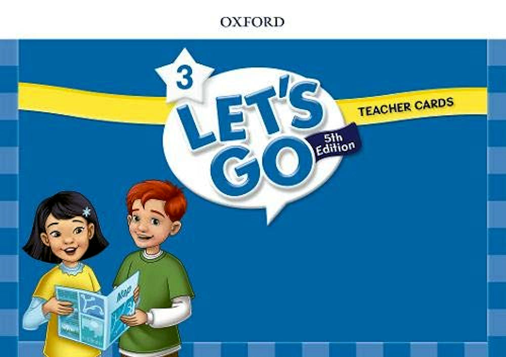 Let's Go Level 3 Teacher Cards - 5th Edition. 100 large and clearly visible flashcards for teachers.