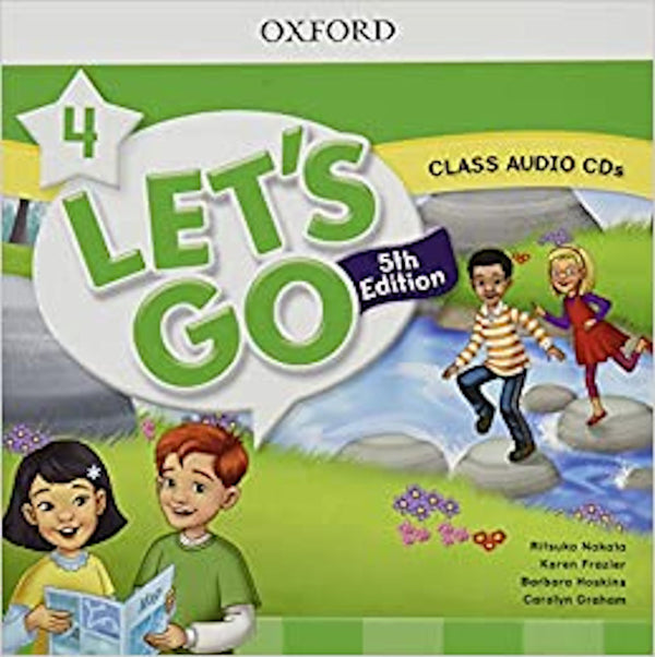 Let's Go Level 4 Audio CDs 5th Edition. This set of 2 CDs features the Student Book dialogues, narratives, vocabulary and the original songs and chants.