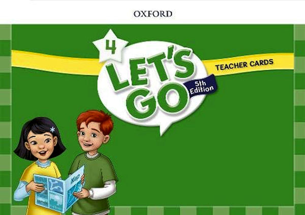 Let's Go Level 4 Teacher Cards 5th Edition. 100 oversize and clearly visible flashcards for teachers.