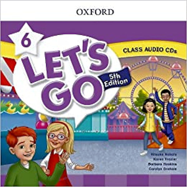 Let's Go Level 6 Audio CDs 5th Edition. This set of 2 CDs features the Student Book dialogues, narratives, vocabulary and the original songs and chants.