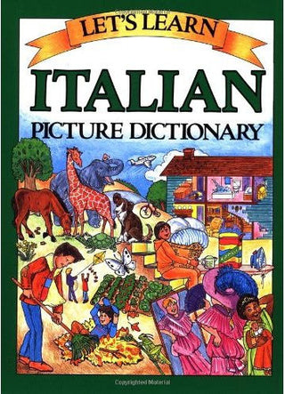 Let's Learn Italian Picture Dictionary | Foreign Language and ESL Books and Games
