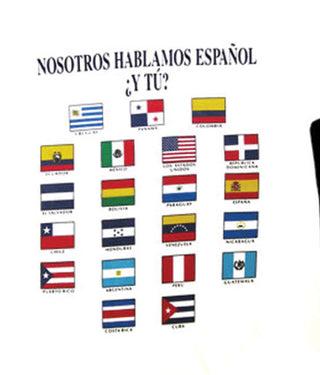 Nosotros Hablamos Español tshirt | Multicultural Realia and Apparel