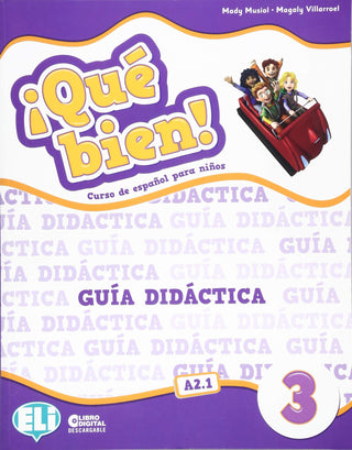 Qué bien 3 Guía didáctica | Foreign Language and ESL Books and Games