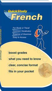 Quick Study French Booklet | Foreign Language and ESL Books and Games