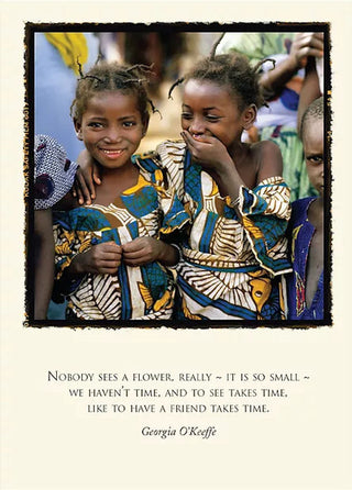 Sisters Greeting Card - Photograph from Mopti, Mali by world renowned photographer Emerson Matabele.