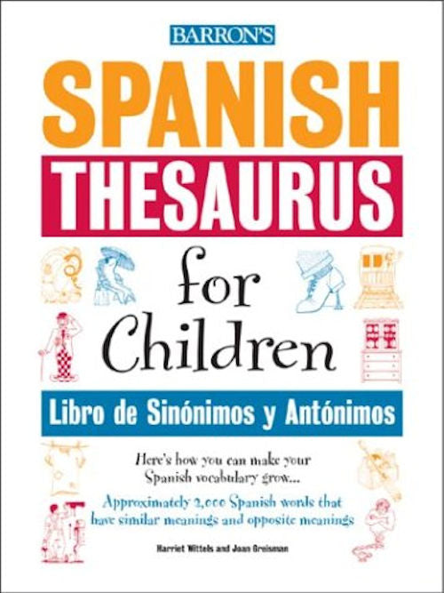 Spanish Thesaurus for Children | Foreign Language and ESL Books and Games