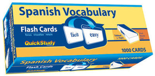 Spanish Vocabulary Flash Cards | Foreign Language and ESL Books and Games