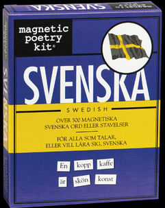 Swedish Magnetic Poetry | Foreign Language and ESL Books and Games