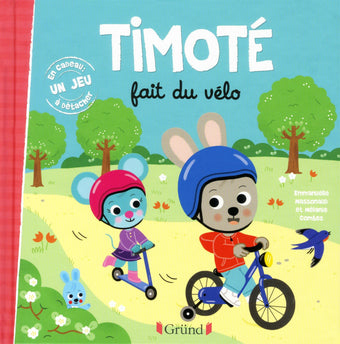 Timoté fait du vélo