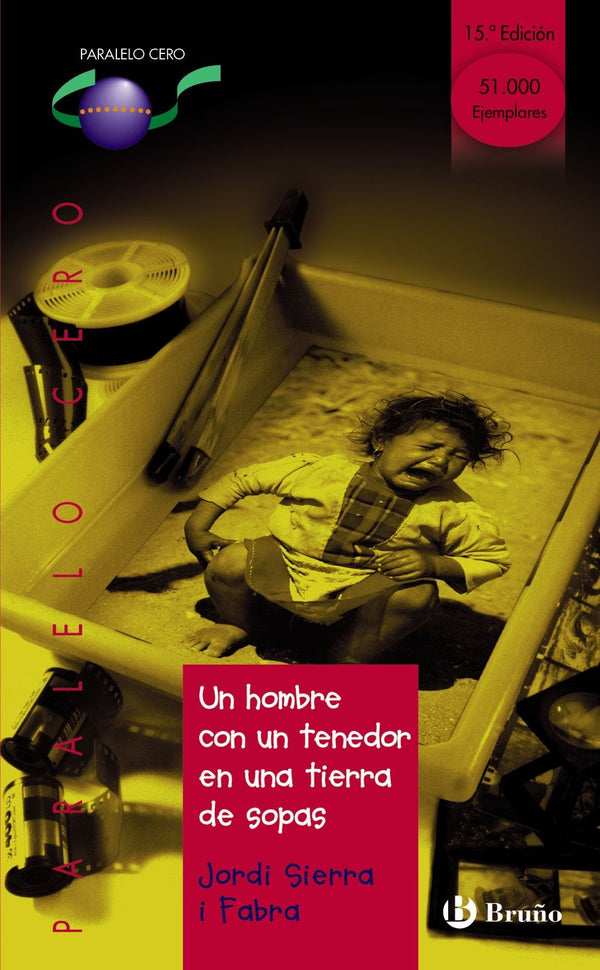 Un hombre con un tenedor en una tierra de sopas | Foreign Language and ESL Books and Games