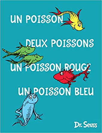 Poisson Deux Poissons Un Poisson Rouge Un Poisson Bleu. Un